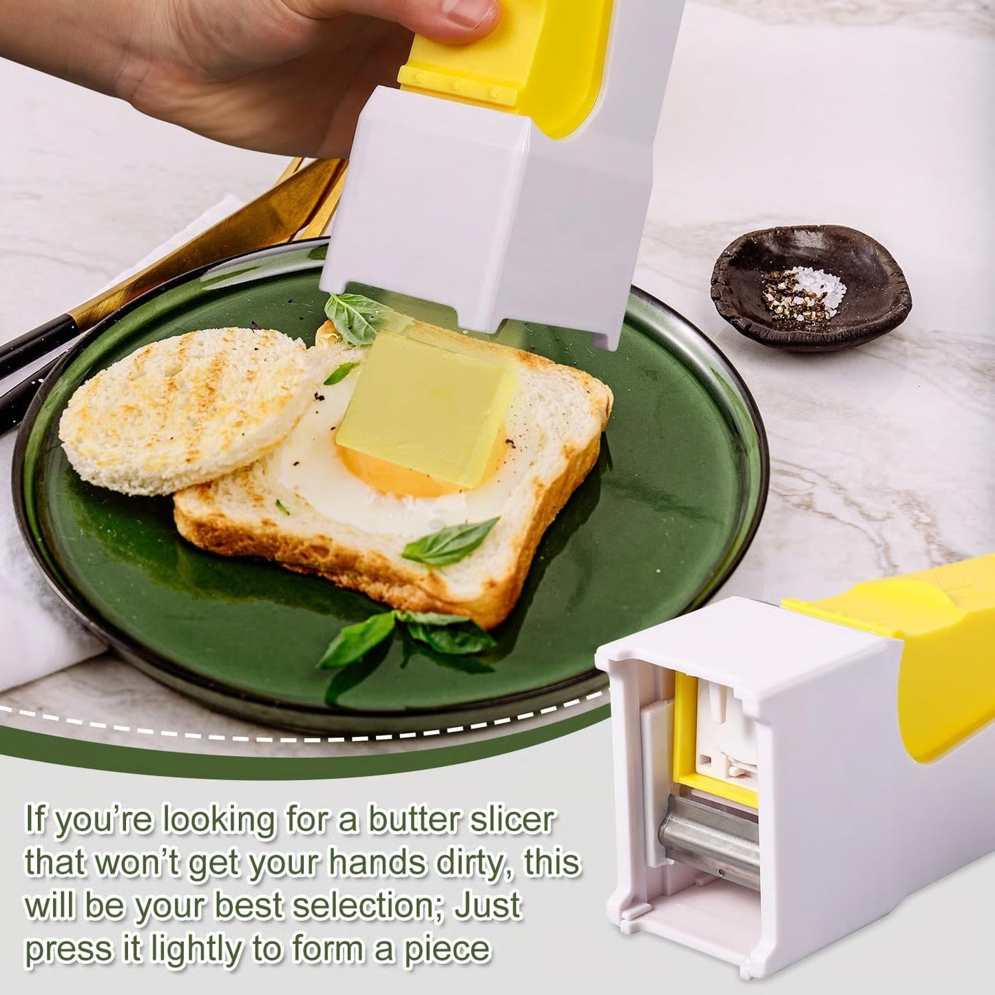 One Click Stick Butter Slicer Cheese Splitter