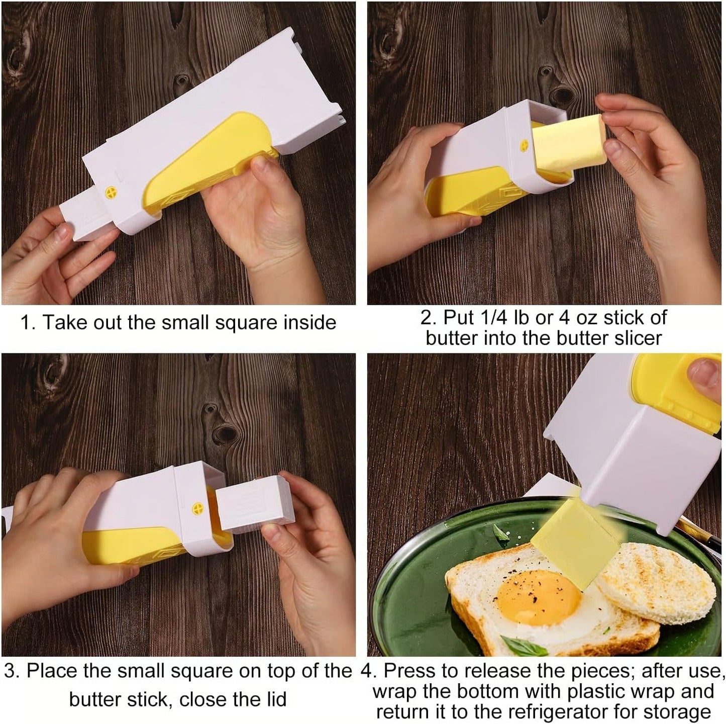 One Click Stick Butter Slicer Cheese Splitter
