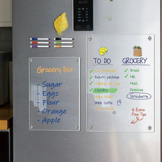Magnetic Clear Calendar Board