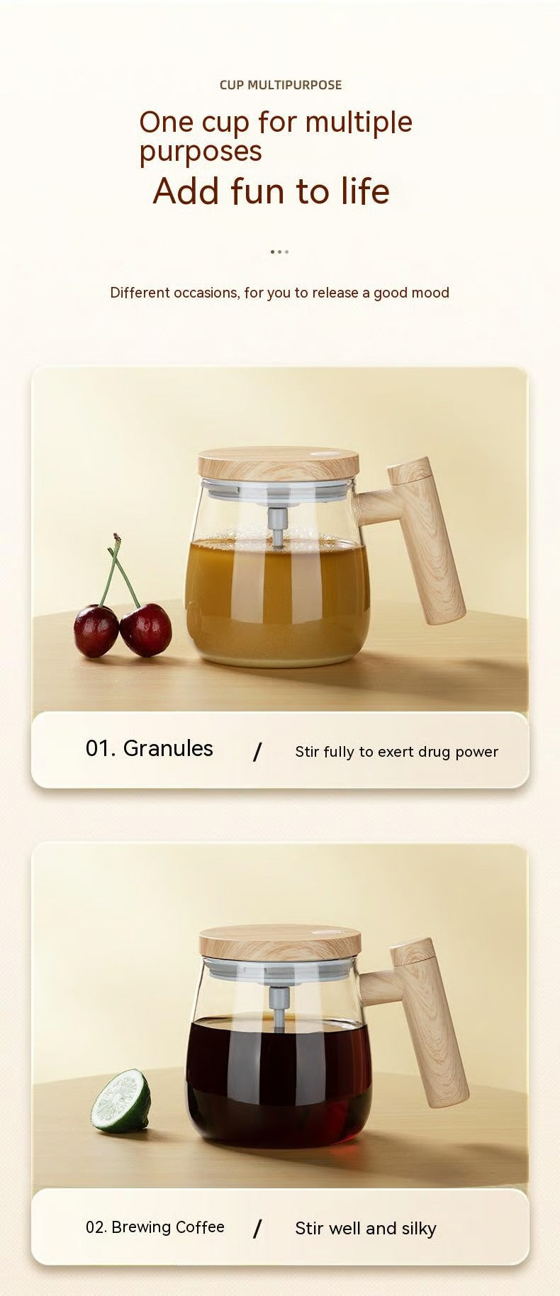 400ML High-Speed Self-Stirring Coffee Mug For Gyms Dining Room Kitchen Gadgets