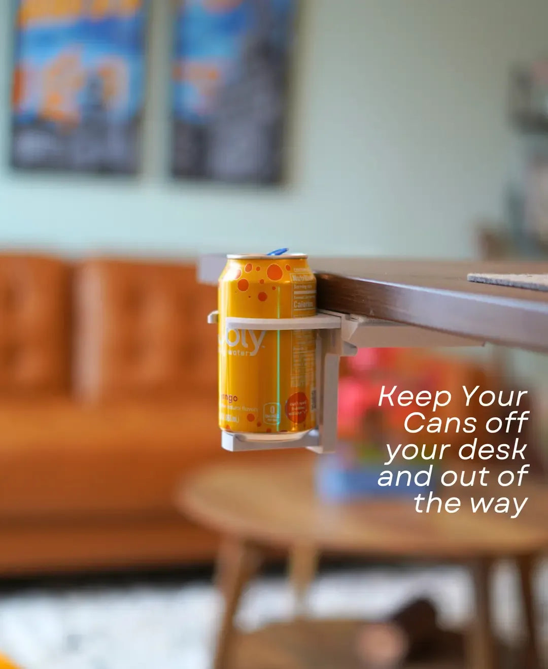 Can Claw - Fold Out Desk Cupholder