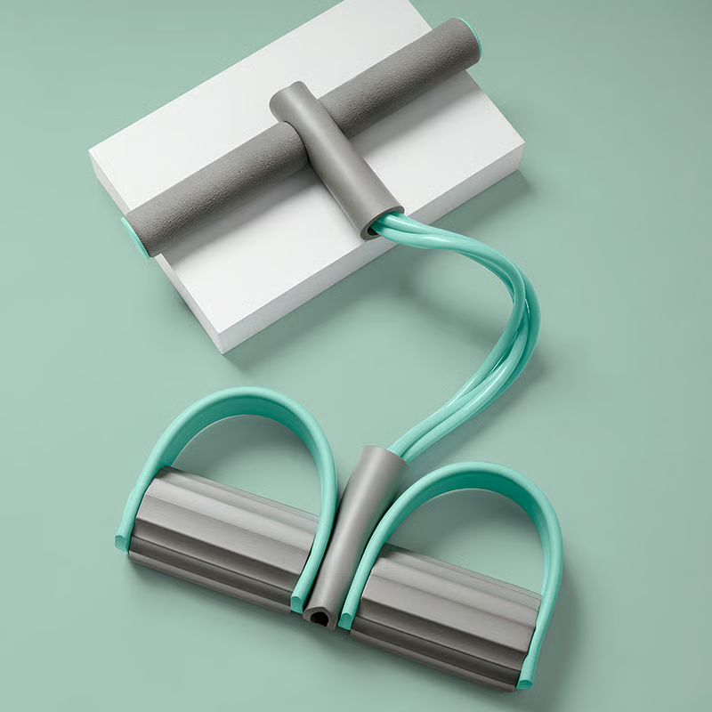 4-Tube Yoga Pedal Puller Resistance Band